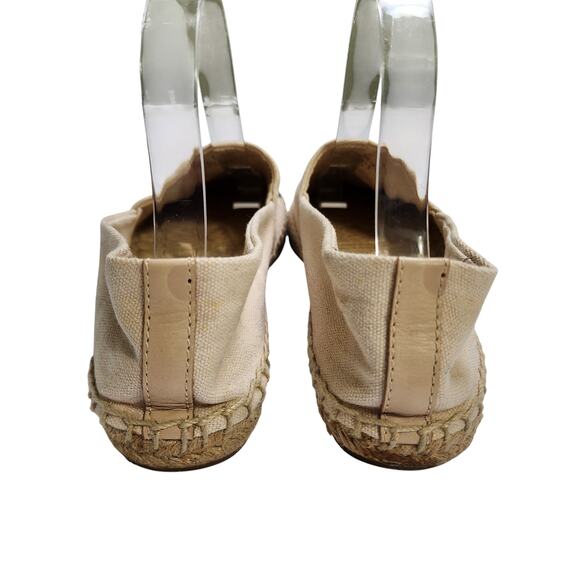 Tory Burch Womens Color Block Espadrille Flats Size 8.5 Casual Embossed Logo - Picture 7 of 10